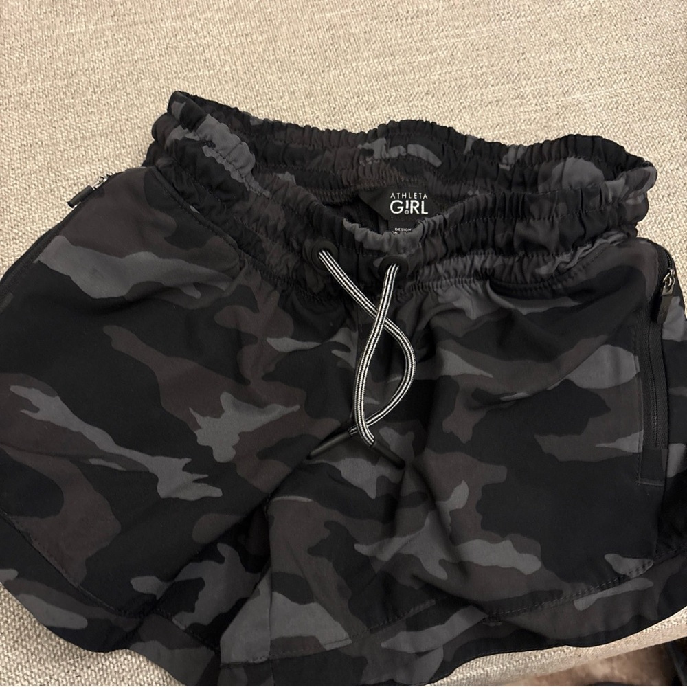 Athleta Girl Dark Camo Shorts